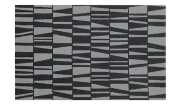 Webteppich Mellow Anthrazit, Weiß Kästchen 140x200 cm