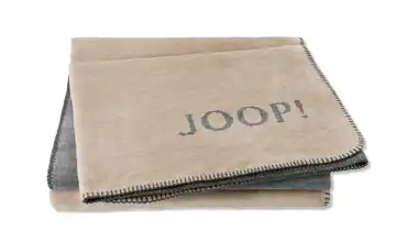 JOOP! Wohndecke Melange Doubleface Grau