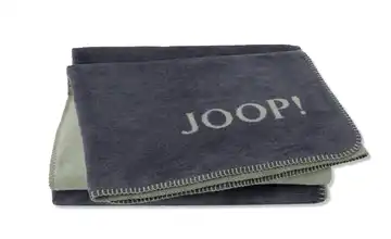 JOOP! Wohndecke Melange Doubleface Blau