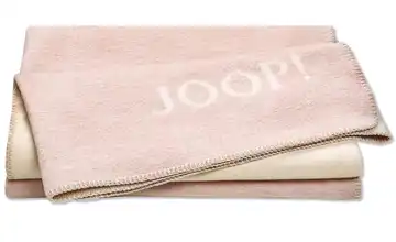 JOOP! Wohndecke Melange Doubleface Beige, Rosa