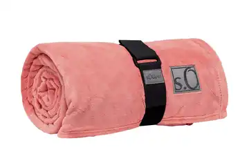 S.Oliver Kuscheldecke Kuschelsoft Rosa 150x200 cm