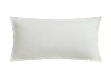 como superior Damast Kissenhülle Weiß