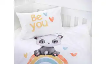 Herding Bettwäsche-Set Regenbogen Panda