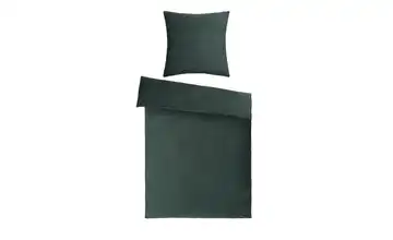 como Samt Bettwäsche Velvet Dunkelgrün