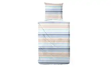 Bettwäsche-Set 220 cm 155 cm Blau