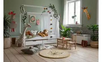 Hoppekids Hausbett-Vorhang 70x160 cm  Mermaid