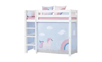 Hoppekids Vorhang Mittelhochbett 70x160  Unicorn