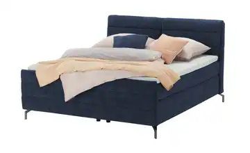 pop Boxspringbett Maranello Basic 140 cm H2 Blau