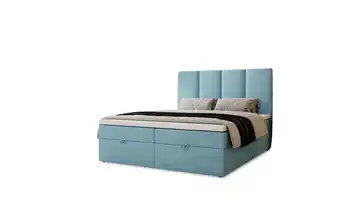 Boxbett mit Stauraum Macclesfield 180x200 cm Blau