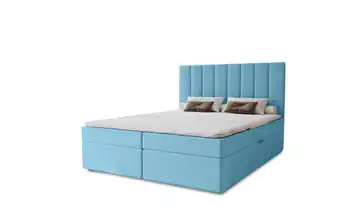 Boxbett mit Stauraum 160x200 cm Blau