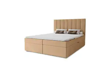 Boxbett mit Stauraum 120x200 cm Beige