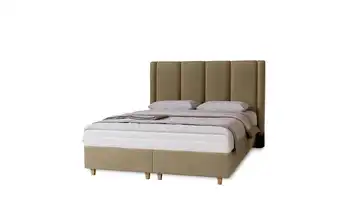 Polsterbett Madeley 200x200 cm Beige