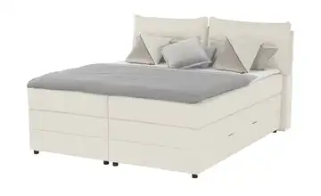 Boxspringbett mit Bettkasten Neto Beige H2 & H4 160 cm Kaltschaumkern