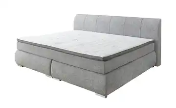 Familien-Boxspringbett Flamborough Hellgrau