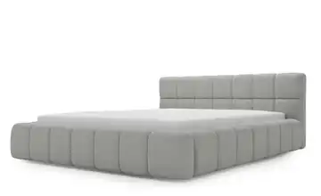 Polsterbett mit Stauraum Alcester Grau 160 cm