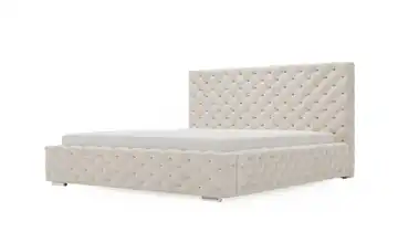 Polsterbett mit Stauraum Ashton Beige 120 cm