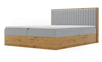 Boxbett mit Stauraum Forres Grau 180 cm