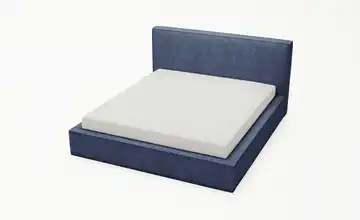 Polsterbett mit Stauraum Malton Blau 200 cm