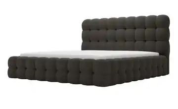 Polsterbett mit Stauraum Tilbury Schwarz 200 cm