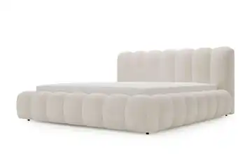 Polsterbett mit Stauraum Avianna Beige 160 cm