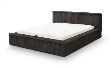 Polsterbett mit Stauraum Langport Schwarz 120 cm