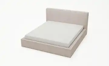 Polsterbett mit Stauraum Malton Beige 120 cm