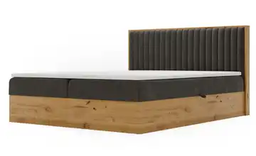 Boxbett mit Stauraum Forres Dunkelgrau 180 cm