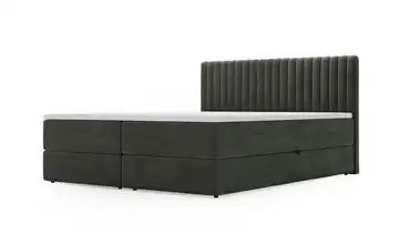 Boxbett mit Stauraum Maine Dunkelgrau 180 cm