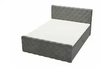 Boxbett mit Stauraum Lund Dunkelgrau 140 cm