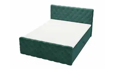Boxbett mit Stauraum Lund Grün 140 cm