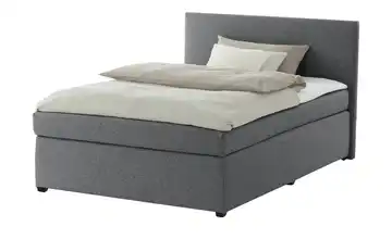 Boxspringbett Carlo Dunkelgrau H3 140 cm