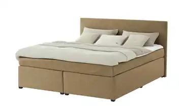 Boxspringbett Carlo Senfgelb 180 cm H3