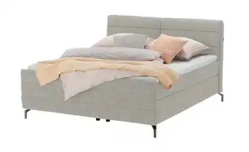 pop Boxspringbett Maranello Premium 140 cm H2 Grau