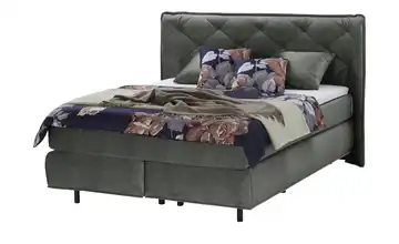pop Boxspringbett Babylon 180x200 cm H3 Viscoschaumkern Graphit