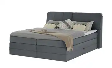switch Boxspringbett mit Bettkasten Dilma Anthrazit 160 cm