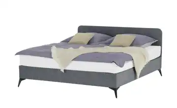 Polsterbett mit Matratze Simply Anthrazit 140 cm H1