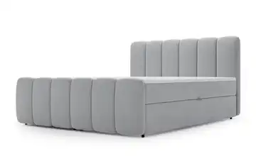 Boxbett 163 cm 160x200 cm Grau