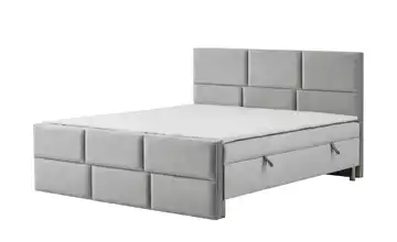 Boxbett mit Bettkasten Adria Mit Fußteil Silbergrau 120 cm