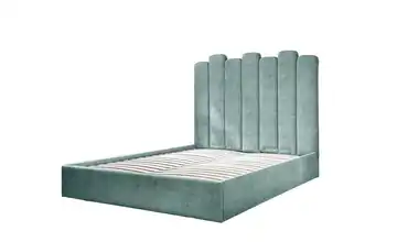 Miuform Polsterbett mit Bettkasten Dreamy Aurora Pastellblau 160x200 cm