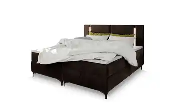 MASSENO Boxbett mit Bettkasten Alba 180x200 cm Braun