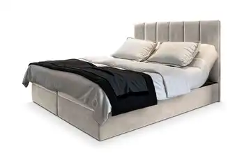 MASSENO Boxbett mit Bettkasten Barino 160x200 cm Beige