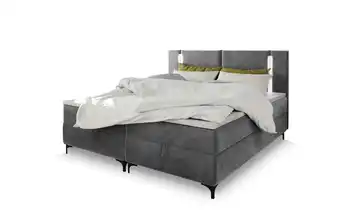 MASSENO Boxbett mit Bettkasten Alba 180x200 cm Hellgrau