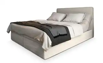 MASSENO Boxbett mit Bettkasten Astor 160x200 cm Creme