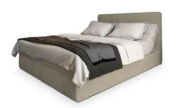 MASSENO Boxbett mit Bettkasten Astor 180x200 cm Beige