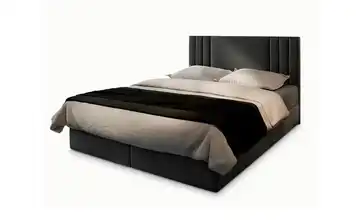MASSENO Boxbett mit Bettkasten Bres 160x200 cm Grau