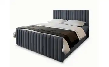 MASSENO Boxbett mit Bettkasten Arion 140x200 cm Grau