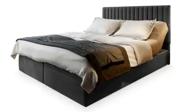 MASSENO Boxbett mit Bettkasten Murlo 160x200 cm Grau