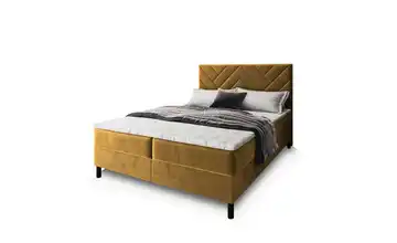 MASSENO Boxbett mit Bettkasten Rokis 160x200 cm Gelb