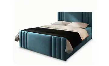 MASSENO Boxbett mit Bettkasten Kanes 160x200 cm Blau