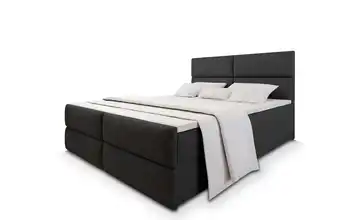 MASSENO Boxbett mit Bettkasten Mulen 180x200 cm Schwarz